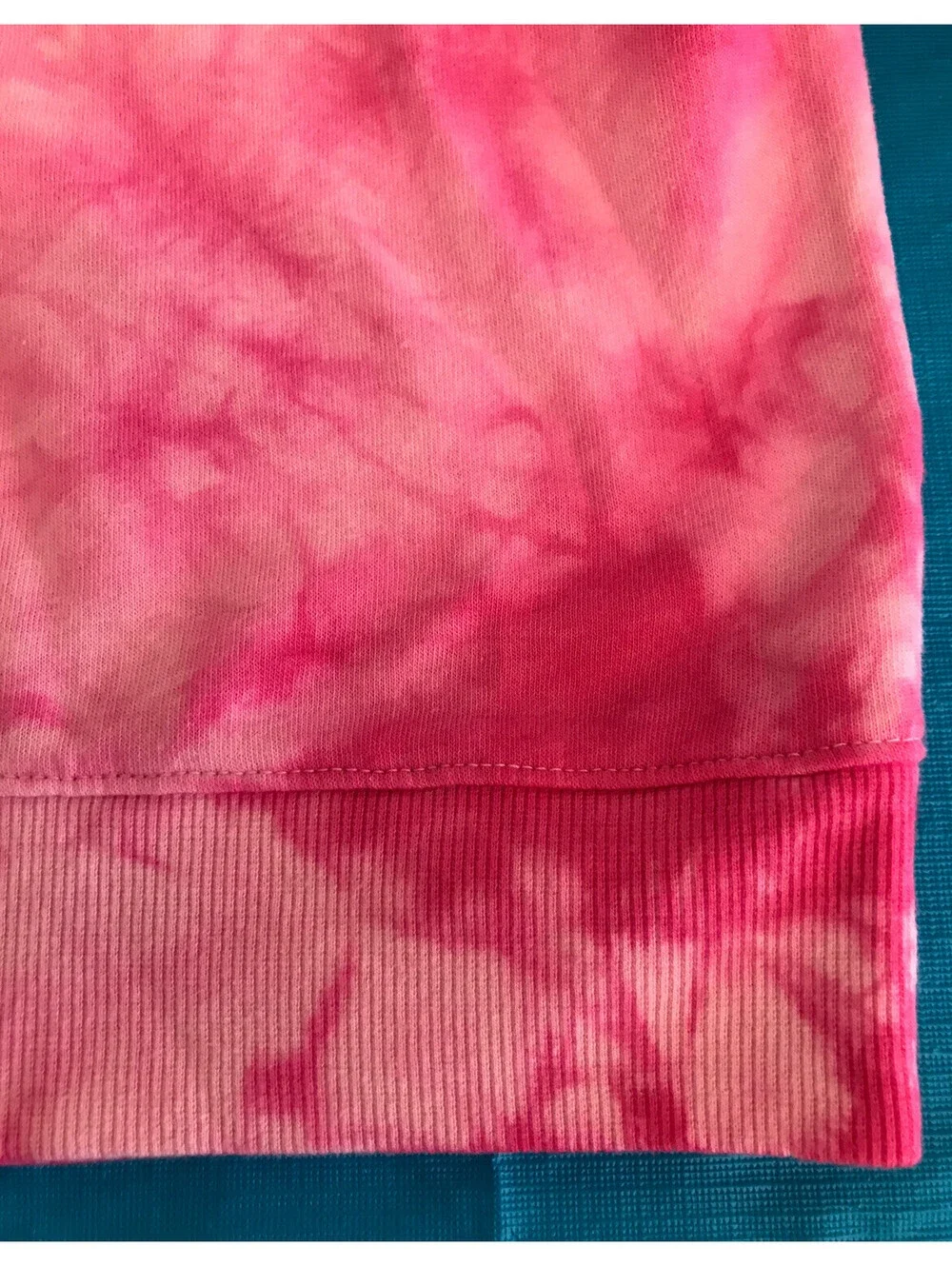 Justice Hoodie. Pink Tye Dye. “Live in the Moment” on Chest. Size Girls 10. NWT